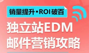 销量提升•ROI破百 独立站EDM邮件营销攻略，如何通过邮件营销每年获得100万美金销售额!-薪火元第一资源库