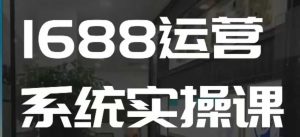 1688高阶运营系统实操课,快速掌握1688店铺运营的核心玩法-薪火元第一资源库