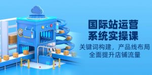 国际站运营系统实操课:关键词构建,产品线布局,全面提升店铺流量-薪火元第一资源库