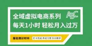 全域虚拟电商变现系列,通过平台出售虚拟电商产品从而获利-薪火元第一资源库