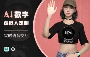 Ai数字人虚拟(智能体)实时语音交互特训营，​自行定制超写实角色AI数字人交互技术-薪火元第一资源库