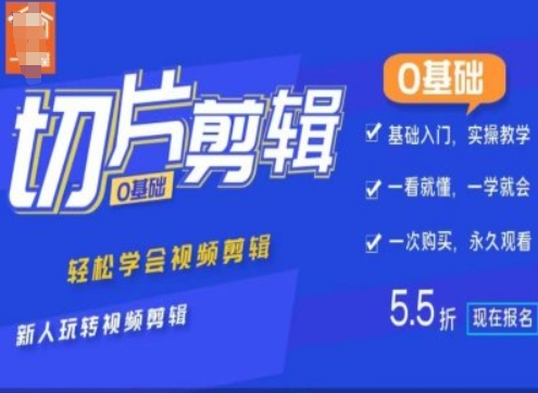 0基础IP切片剪辑，轻松学会视频剪辑，新人玩转视频剪辑-梦凌网创