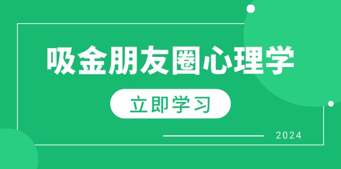 朋友圈吸金心理学：揭秘心理学原理，增加业绩，打造个人IP与行业权威-梦凌网创