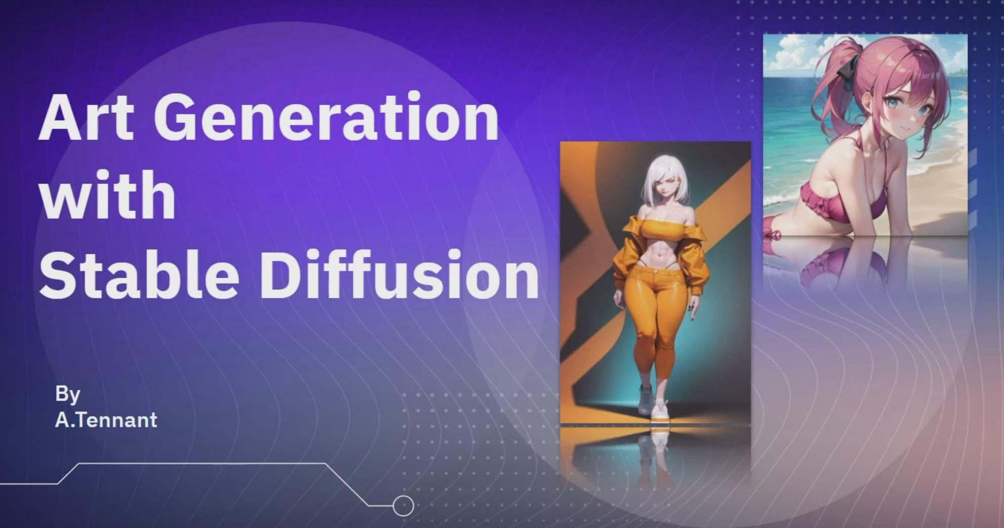 图片[1]-利用Stable Diffusion AI人工智能生成动漫艺术分步教程-14节课-中英字幕-梦凌网创