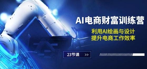 AI电商-财富训练营：利用AI绘画与设计，提升电商工作效率(23节课)-梦凌网创