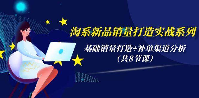 (9962期)淘系新品销量打造实战系列，基础销量打造+补单渠道分析(共8节课)-梦凌网创