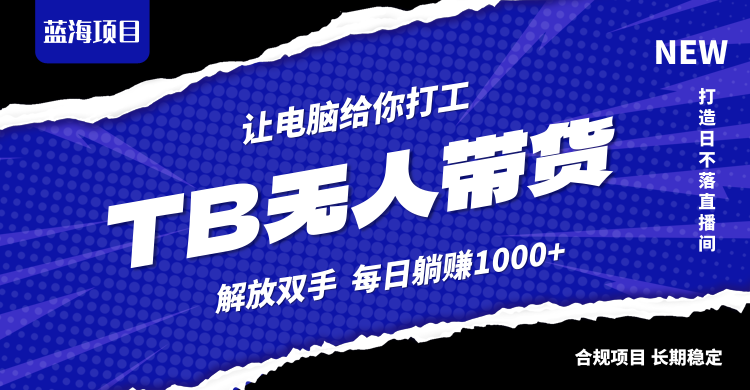 淘宝无人直播最新玩法，不违规不封号，轻松月入3W+-梦凌网创