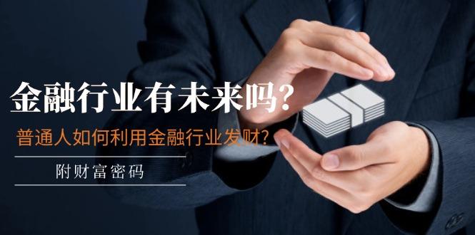 某付费文章：金融行业有未来吗？普通人如何利用金融行业发财?(附财富密码-梦凌网创
