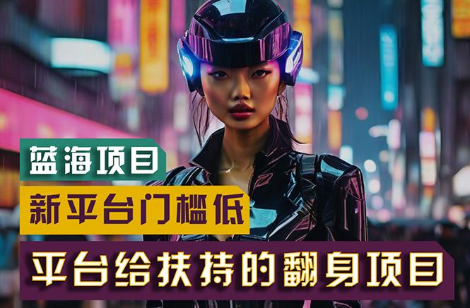 【蓝海项目】新平台无脑搬运，翻身项目 门槛低 小白也能轻松上手 日入500+-薪火元第一资源库
