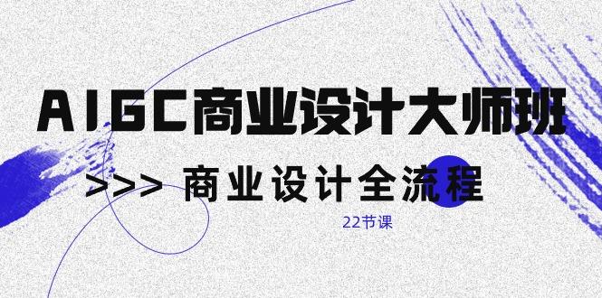 AIGC-商业设计大师班，商业设计全流程(22节课-梦凌网创