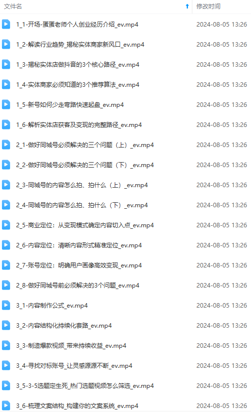 图片[1]-实体店老板获客特训营：认知、定位、文案、矩阵、直播、AI等(72节-梦凌网创