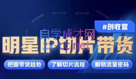 交个朋友·明星IP切片带货爆单营-梦凌网创