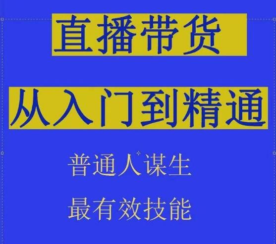 2024抖音直播带货直播间拆解抖运营从入门到精通，普通人谋生最有效技能-梦凌网创