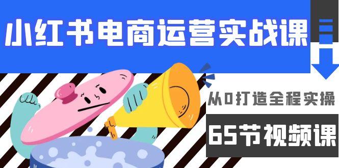 (9724期)小红书电商运营实战课，从0打造全程实操(65节视频课)-梦凌网创