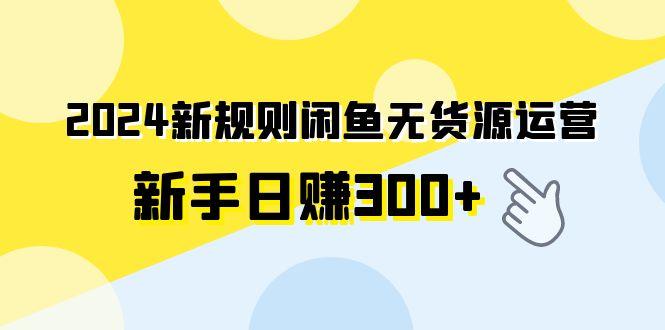 (9522期)2024新规则闲鱼无货源运营新手日赚300+-梦凌网创