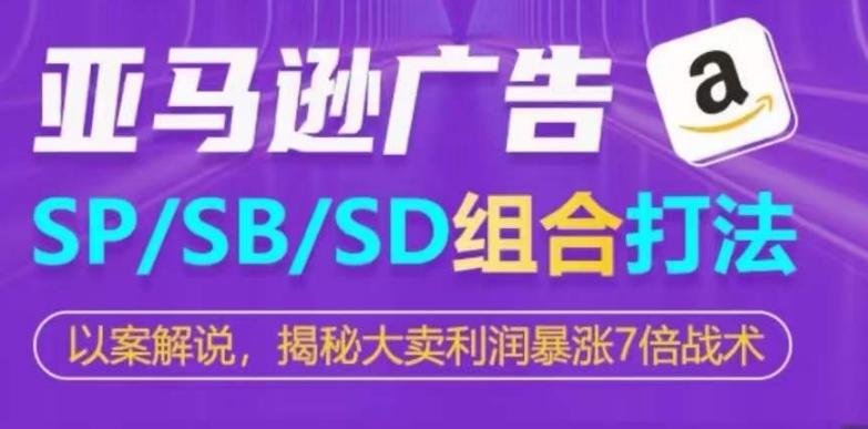 亚马逊SP/SB/SD广告组合打法，揭秘大卖利润暴涨7倍战术-梦凌网创