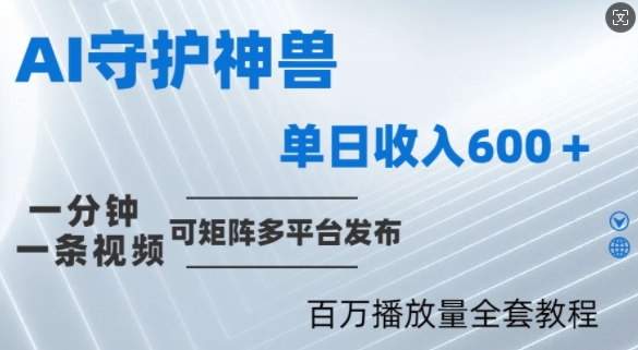 制作各省守护神，100多W播放量的视频只需要1分钟就能完成【揭秘】-梦凌网创