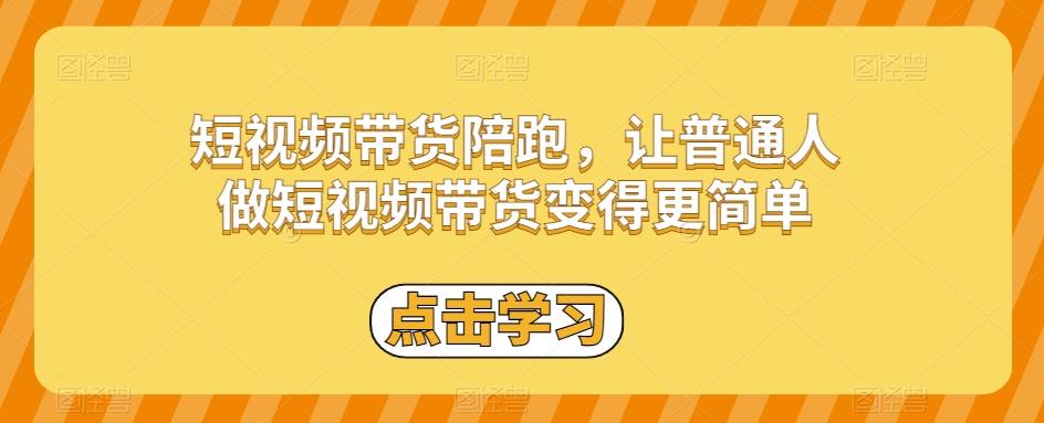 短视频带货陪跑，让普通人做短视频带货变得更简单-梦凌网创