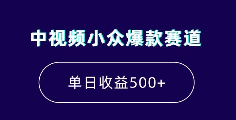 中视频小众爆款赛道，7天涨粉5万+，小白也能无脑操作，轻松月入上万【揭秘】-梦凌网创