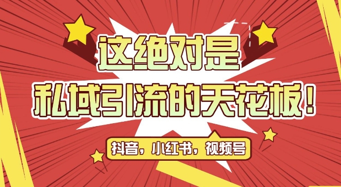 最新首发全平台引流玩法，公域引流私域玩法，轻松获客500+，附引流脚本，克隆截流自热玩法【揭秘】-梦凌网创