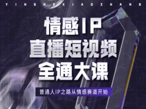情感IP直播短视频全通大课，普通人IP之路从情感赛道开始-梦凌网创