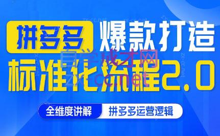 云杉老师·拼多多爆款打造标准化流程2.0-梦凌网创