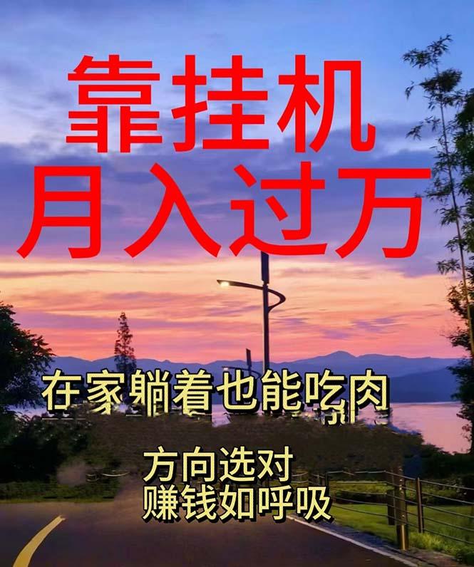 靠挂机，日入1000+，躺着也能吃肉，电脑手机都可挂-梦凌网创