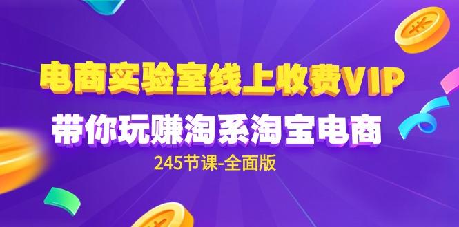 (9859期)电商-实验室 线上收费VIP，带你玩赚淘系淘宝电商(245节课-全面版)-梦凌网创