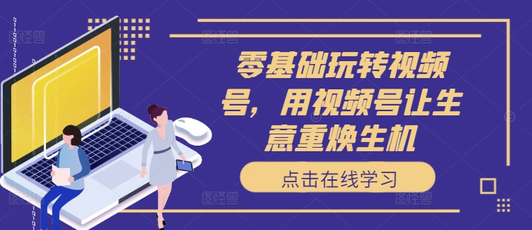 零基础玩转视频号，用视频号让生意重焕生机-梦凌网创