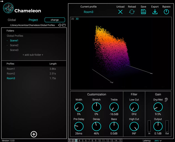 Accentize Chameleon(智能音频插件) v2.1.1 免费版-梦凌网创