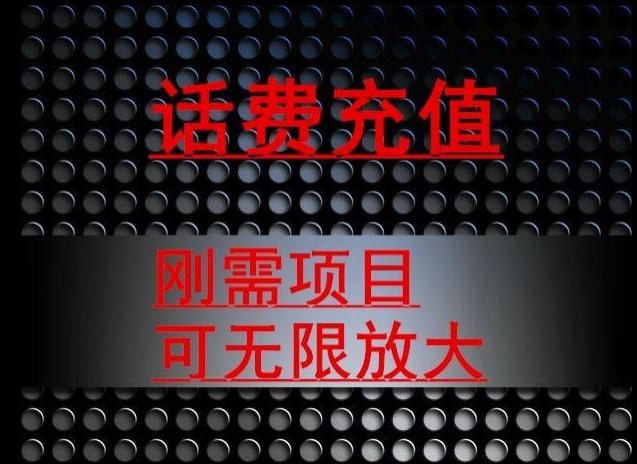 最新蓝海项目，刚需赛道，95折充话费月入5位数-梦凌网创