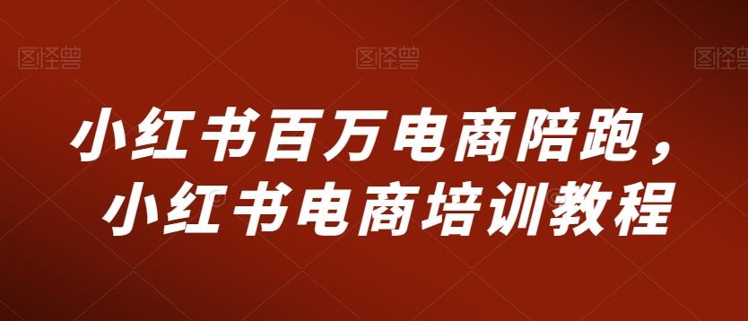 小红书百万电商陪跑，小红书电商培训教程-梦凌网创