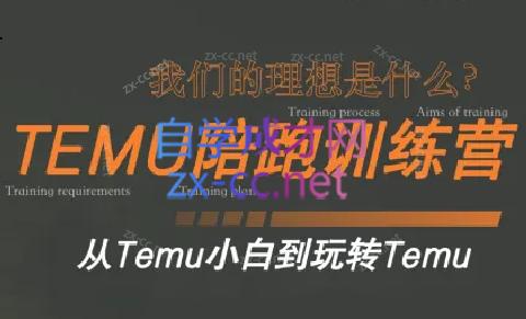 苗苗·拼多多跨境（temu）课程-梦凌网创