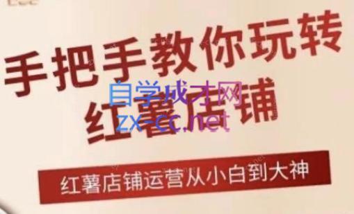 海燕老师·2024手把手教你玩转红薯店铺-梦凌网创