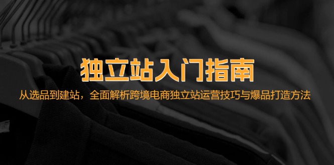 独立站入门指南：从选品到建站，全面解析跨境电商独立站运营技巧与爆品…-梦凌网创
