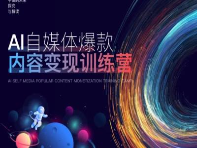 AI自媒体爆款内容变现训练营，20%底层逻辑，60%实操方法，20%案例拆解(即学即用)-梦凌网创