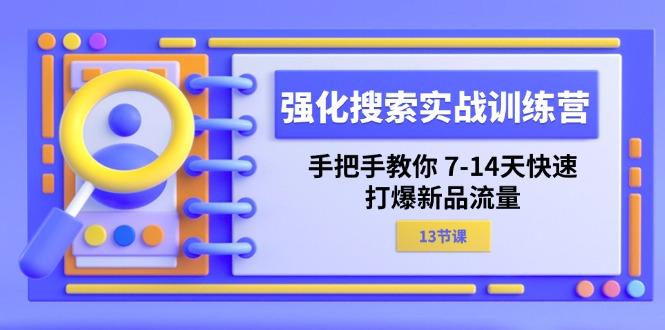 强化 搜索实战训练营，手把手教你 7-14天快速-打爆新品流量(13节课-梦凌网创