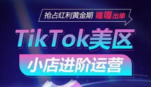 TikTok Shop美区小店进阶运营，抢占红利黄金期 嘎嘎出单-梦凌网创