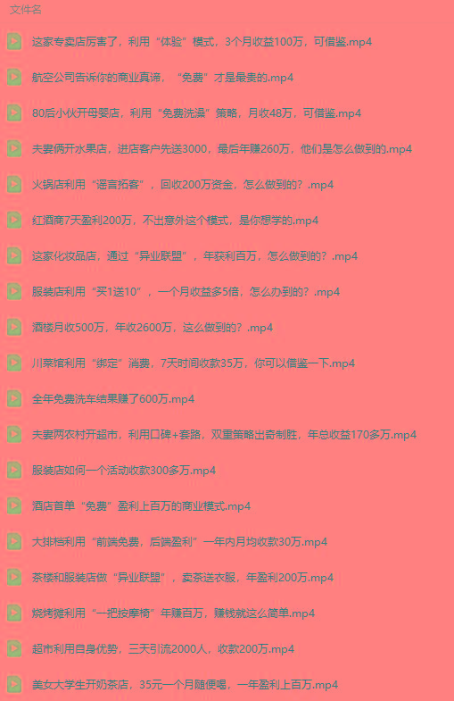 图片[5]-(9607期)真实有效391套商业模式，年入几十到几百万案例解析(电子书+视频+图文)-梦凌网创
