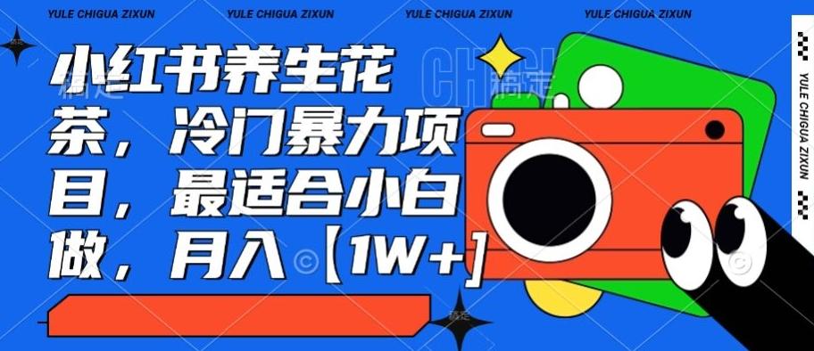 小红书养生花茶，冷门暴力项目，最适合小白做，月入【1W+】-薪火元第一资源库
