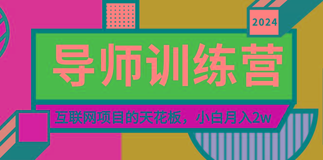 《导师训练营》精准粉丝引流的天花板，小白月入2w-梦凌网创