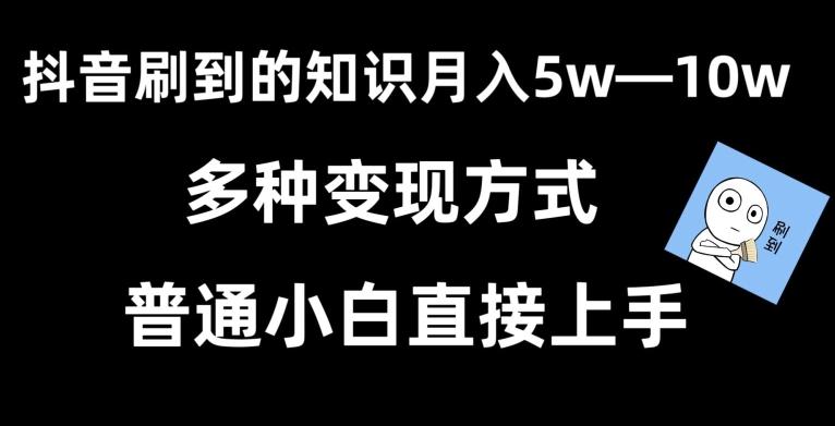 抖音刷到的知识，每天只需2小时，日入2000+，暴力变现，普通小白直接上手【揭秘】-梦凌网创