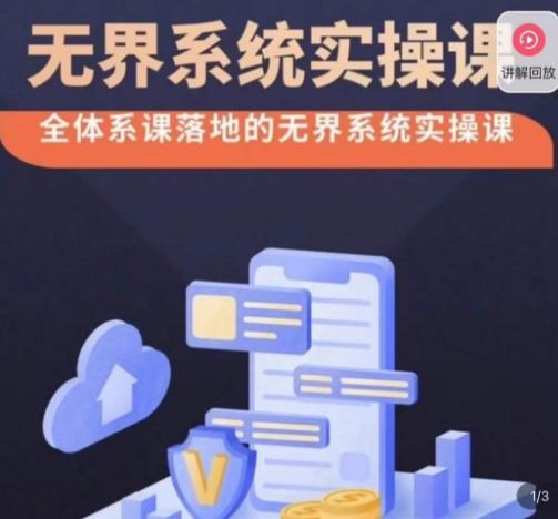 老衲·无界系统实操课，全体系落地无界改版后选择、出价、高投产做付费引流-梦凌网创