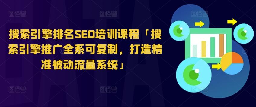 搜索引擎排名SEO培训课程「搜索引擎推广全系可复制，打造精准被动流量系统」-薪火元第一资源库