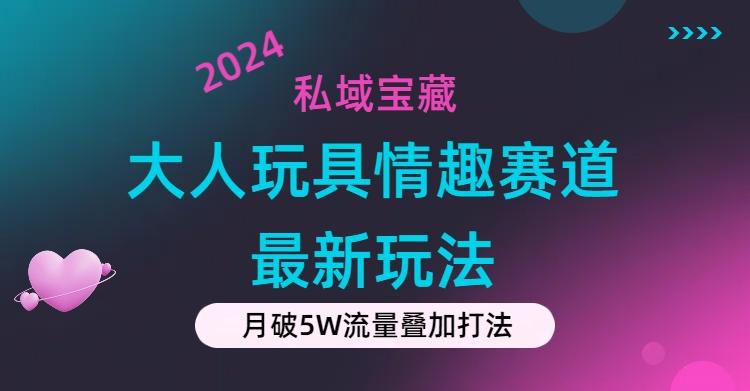 私域宝藏：大人玩具情趣赛道合规新玩法，零投入，私域超高流量成单率高-梦凌网创