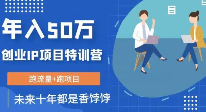 创业IP年入50W核心方法，未来10年最值得做的项目【揭秘】-梦凌网创