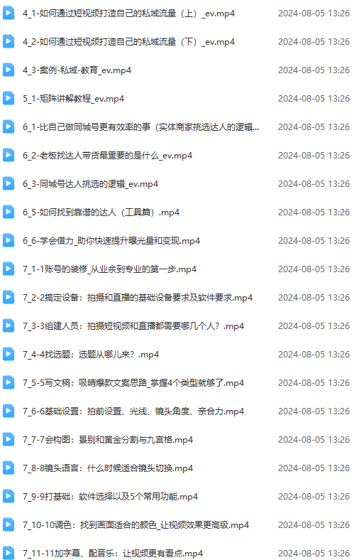 图片[2]-实体店老板获客特训营：认知、定位、文案、矩阵、直播、AI等(72节-梦凌网创