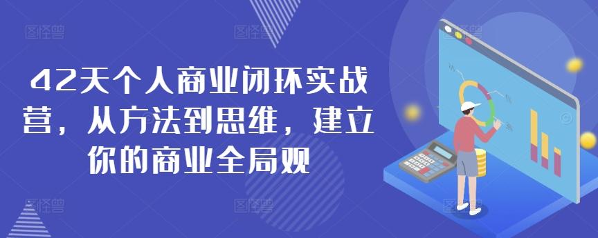 42天个人商业闭环实战营，从方法到思维，建立你的商业全局观-梦凌网创