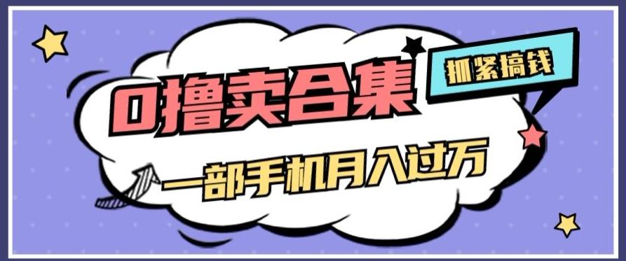 0撸项目月入过万，售卖全套ai工具合集，一单29.9元，一部手机即可【揭秘】-梦凌网创