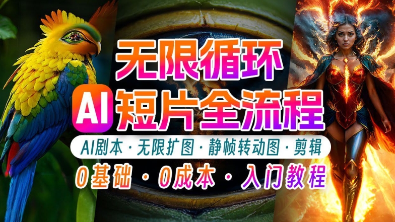 AI剪辑无限循环画面：新手轻松月入上万的秘技【揭秘】-梦凌网创